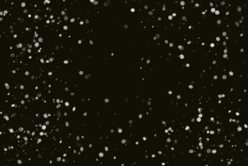 Snowflakes ovelray snowflakes and snowing