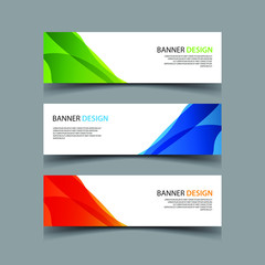 Vector Abstract design banner web template