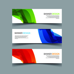 Fototapeta premium Vector Abstract design banner web template