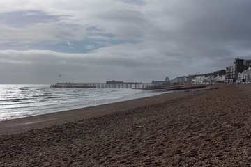 Strand und Pier in Brighton