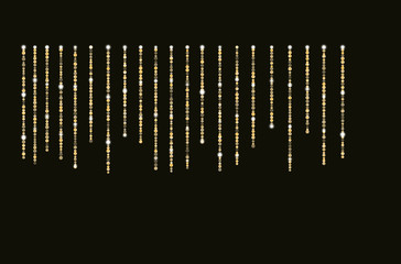 gold string light christmas string light