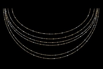 golden string light christmas string light