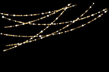 golden string light christmas string light