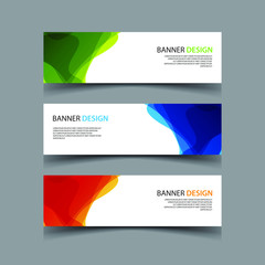 Fototapeta premium Vector Abstract design banner web template