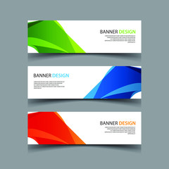 Fototapeta premium Vector Abstract design banner web template