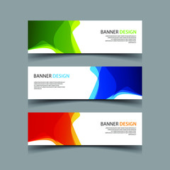 Fototapeta premium Vector Abstract design banner web template