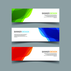 Fototapeta premium Vector Abstract design banner web template