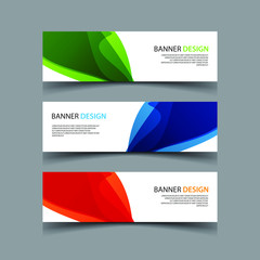 Vector Abstract design banner web template