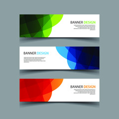 Fototapeta premium Vector Abstract design banner web template