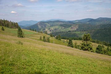 View from Poland-Slovak border to Poland