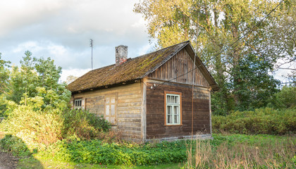 Obraz premium old wooden house