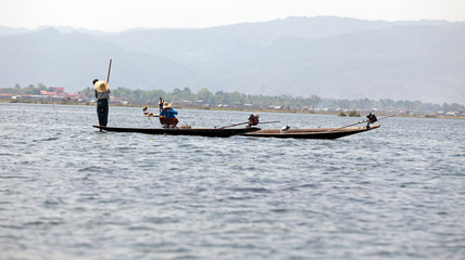 Naklejka premium Fischer vom Inle See