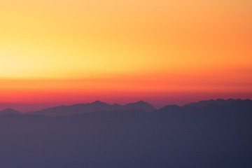 Purple & Yellow Sunset