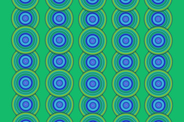 Colored circles background, illustration.