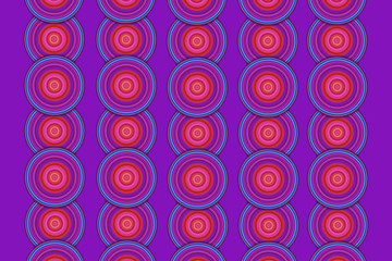 Colored circles background, illustration.