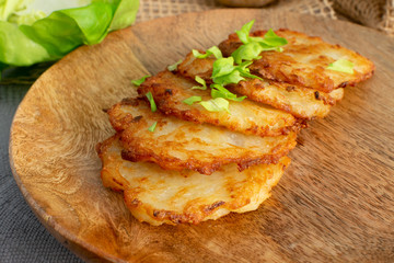 Potato Pancakes, Draniki, Deruny, Potato Latkes or Boxties