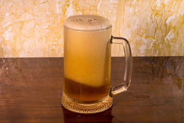 a glass of beer