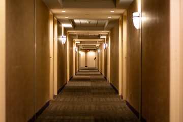 Spooky Long Hallway