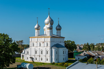 Fototapeta na wymiar Spaso-Yakovlevsky Dimitriev Monastery. Rostov town of Russia. Golden ring of Russia