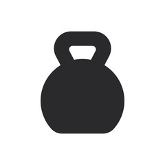 Kettlebells vector icon in modern style for web site and mobile app