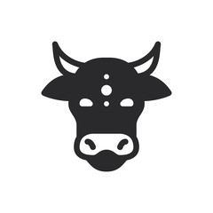 Animal vector icon in modern style for web site and mobile app