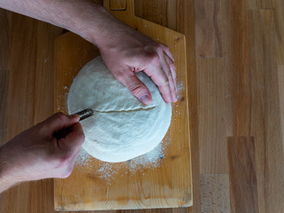 dough before baking