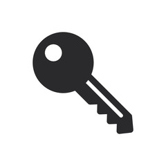 House key vector icon in modern style for web site and mobile app