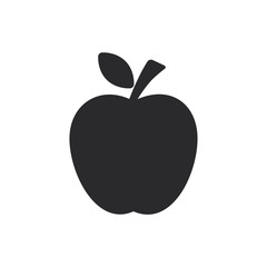 Apple vector icon in modern style for web site and mobile app