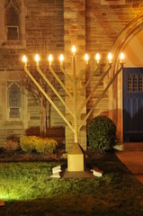 Fototapeta premium chanukkah menorah (vertical)