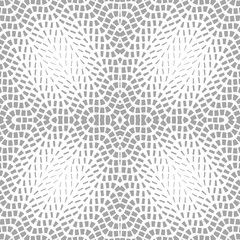 Abstract seamless pattern. Optical illusion of the movement of geometric shapes.