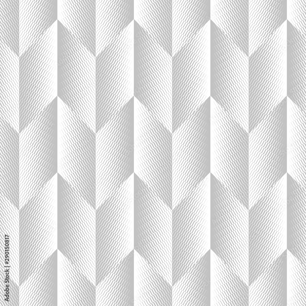 Poster abstract seamless pattern. optical illusion of the movement of geometric shapes.