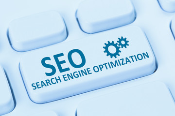 SEO Search Engine Optimization websites results internet blue computer keyboard