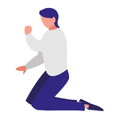 father and woman design vector illustration