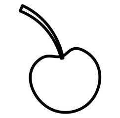 cherry fruit icon vector illustration