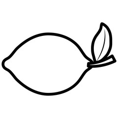 Obraz premium lemon icon image vector illustration