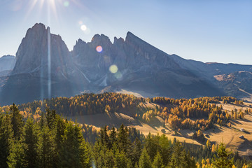 view of mountains