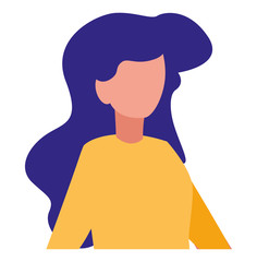 avatar woman icon vector illustration