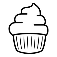 sweet cupcake design vector illustration