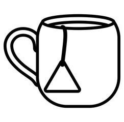 tea cup icon vector illustration