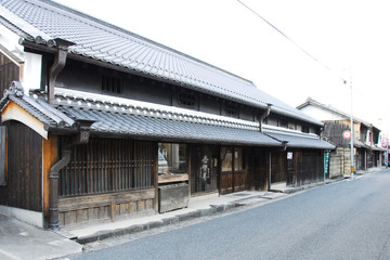 宇陀市松山地区の町並み