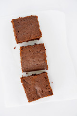 Homemade brownies