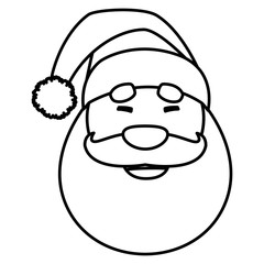 Christmas santa claus design vector illustration