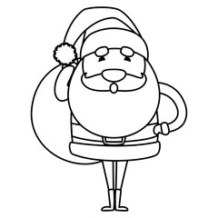 Christmas santa claus design vector illustration