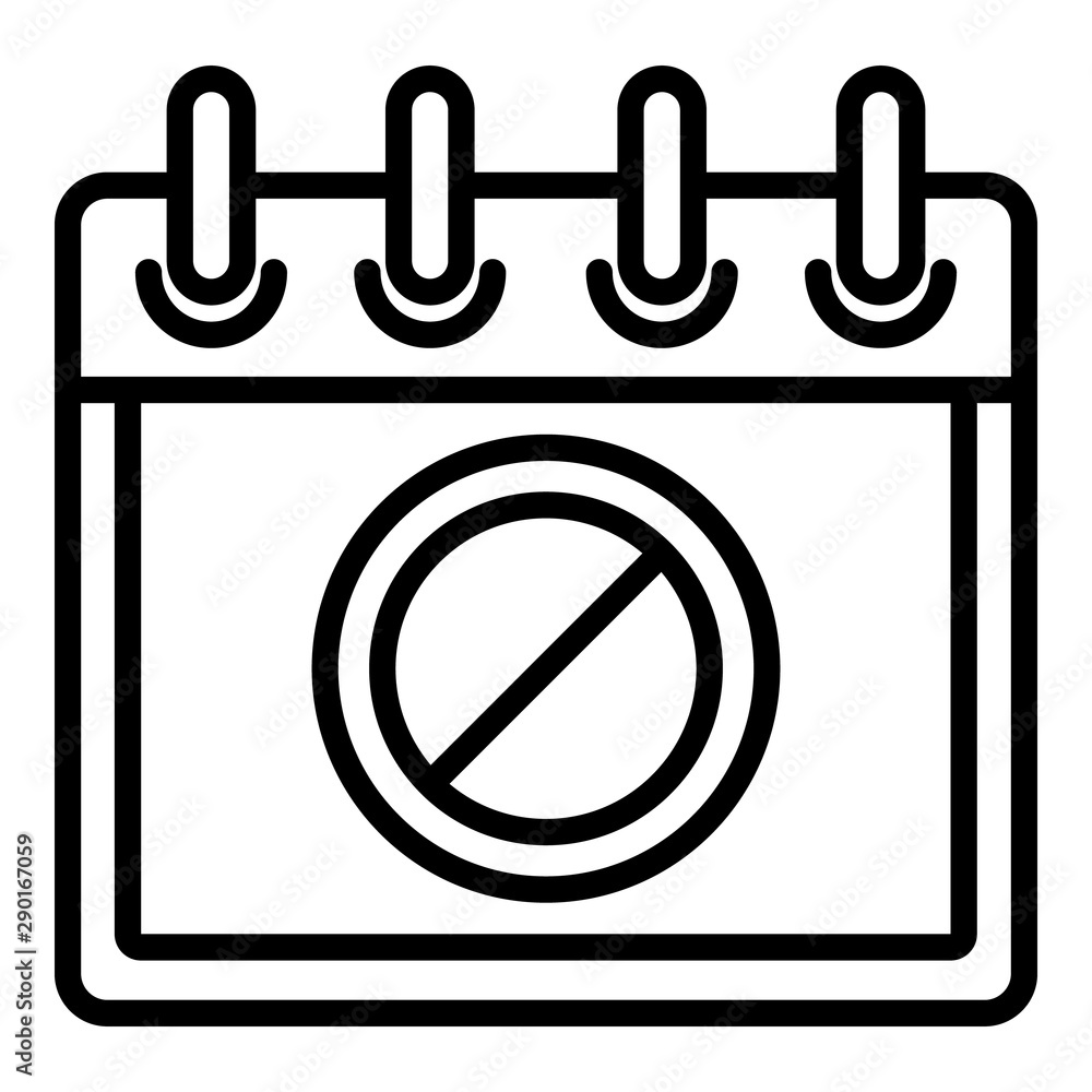 Poster protest calendar date icon. outline protest calendar date vector icon for web design isolated on whi
