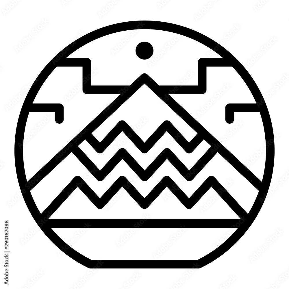 Aufkleber alchemy icon. outline alchemy vector icon for web design isolated on white background