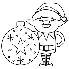 Christmas elf design vector illustration