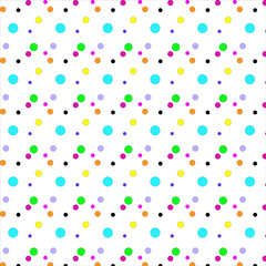variegated color dot pattern, Illustrated image