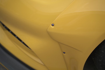 Racing car's body part design