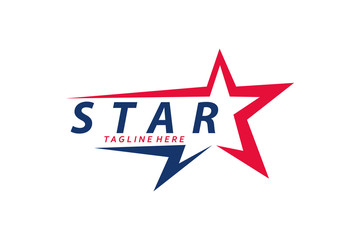 star logo icon vector isolated