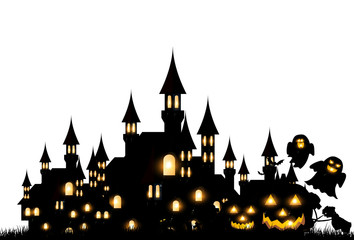 ハロウィン　秋　かぼちゃ　背景 